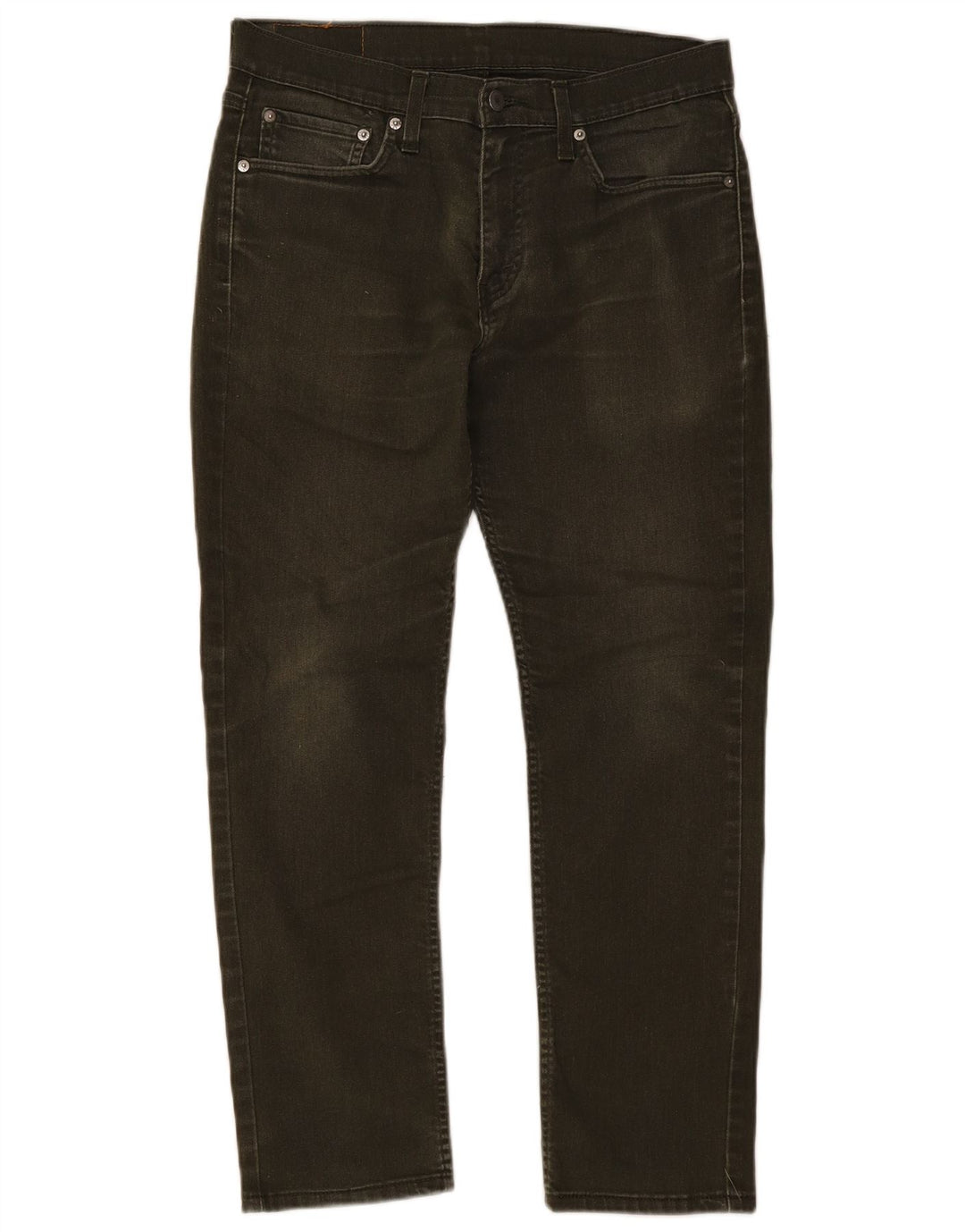 Levi's Uomo 511 Slim Jeans W32 L30 Cotone Verde