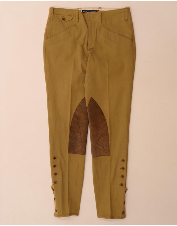 Ralph Lauren Womens Riding Trousers US 2 XS W26 L28 Beige Colourblock