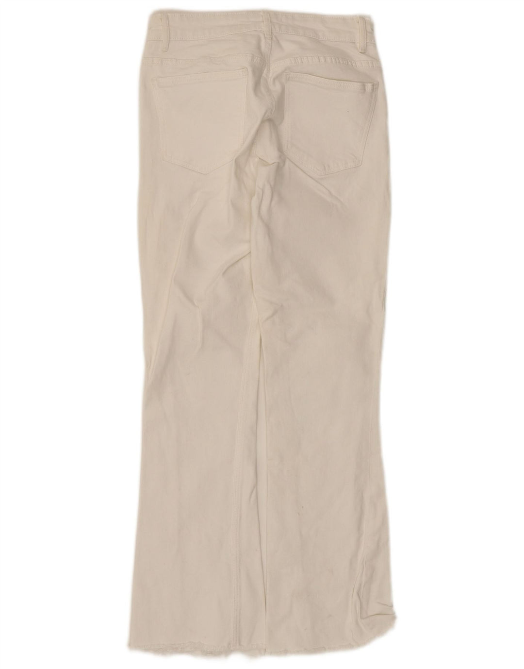 Jeans svasati da donna Zara EU 38 Small W28 L26 Cotone bianco