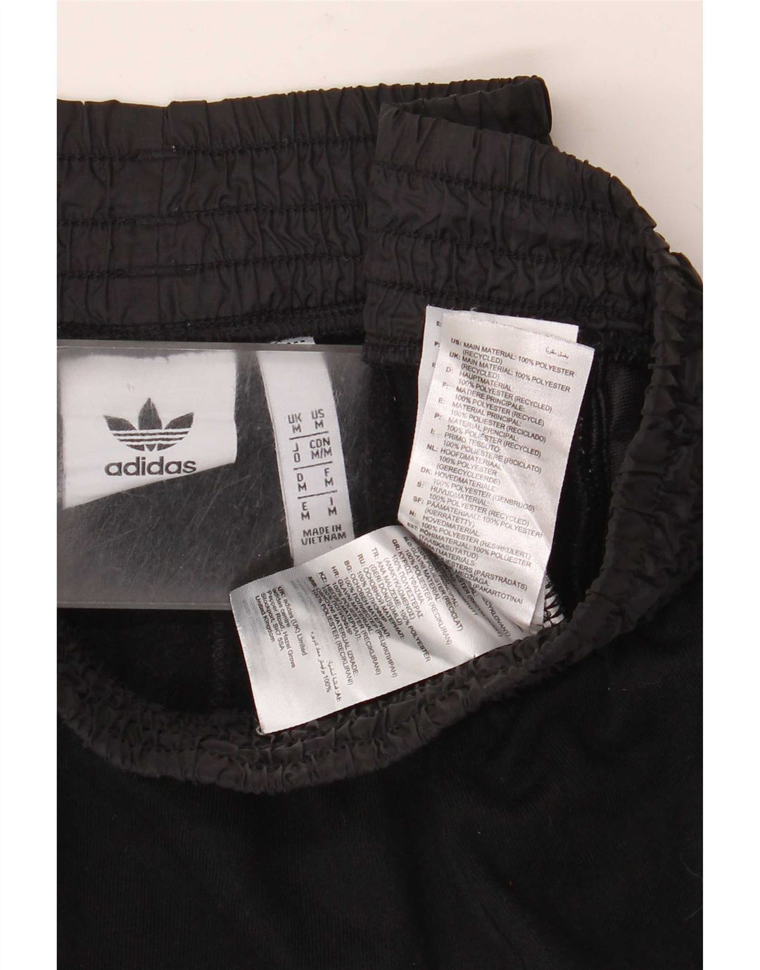 Pantaloni da tuta da uomo Adidas Joggers medio poliestere nero