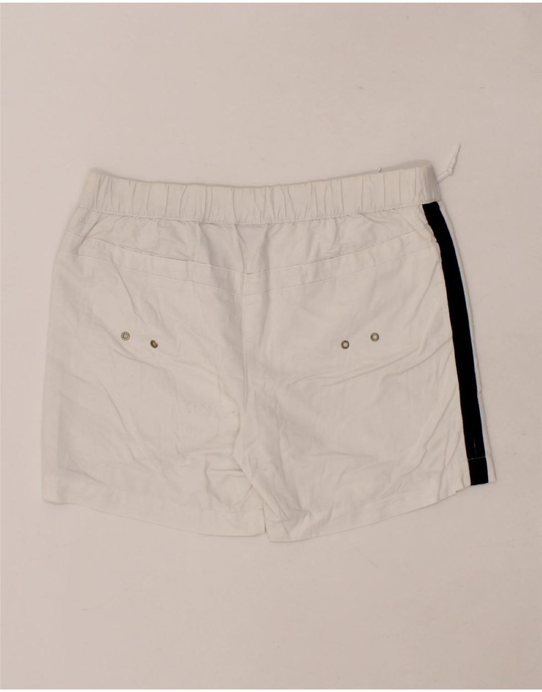 NIKE Womens Sport Shorts UK 10/12 Medium  White Cotton Vintage Nike and Second-Hand Nike from Messina Hembry 