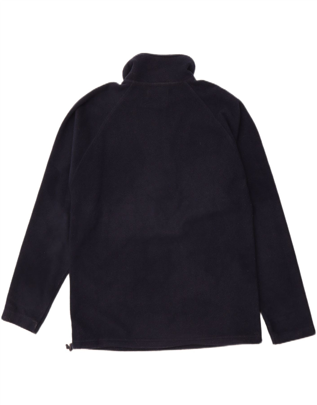 Maglione in pile da uomo KAPPA con zip e collo medio in poliestere blu navy