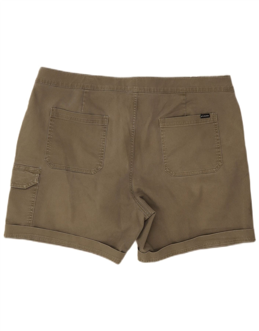 Pantaloncini cargo attivi da uomo Columbia W38 XL cotone kaki