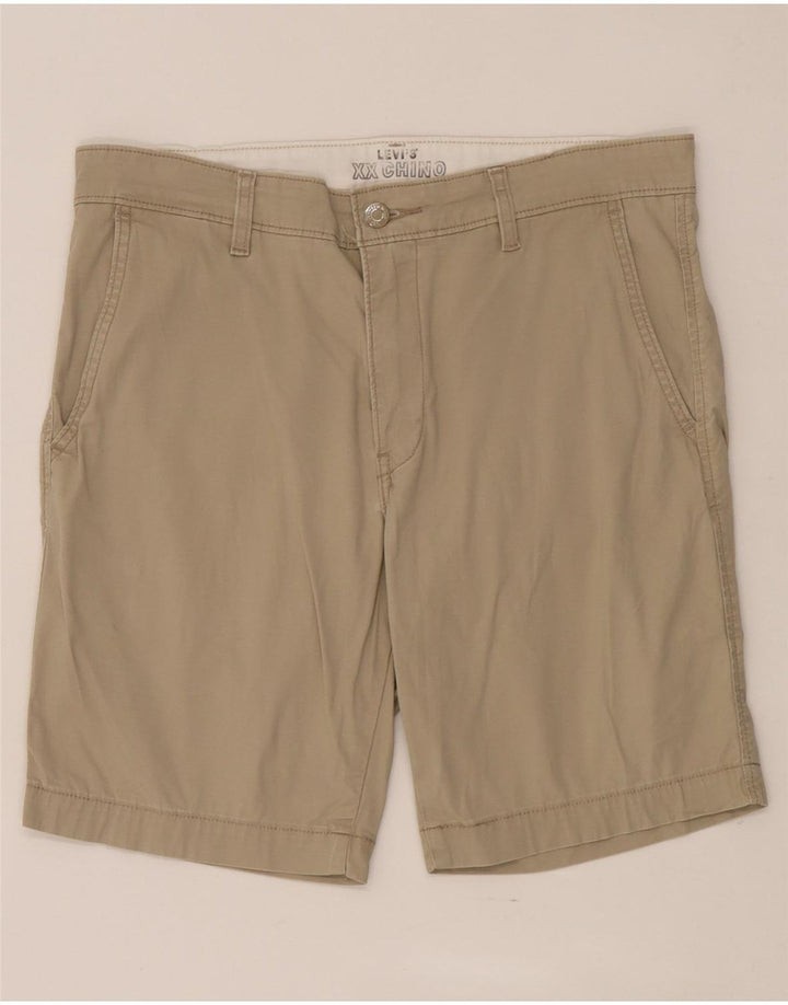 Pantaloncini chino da uomo Levi's W32 in cotone beige medio