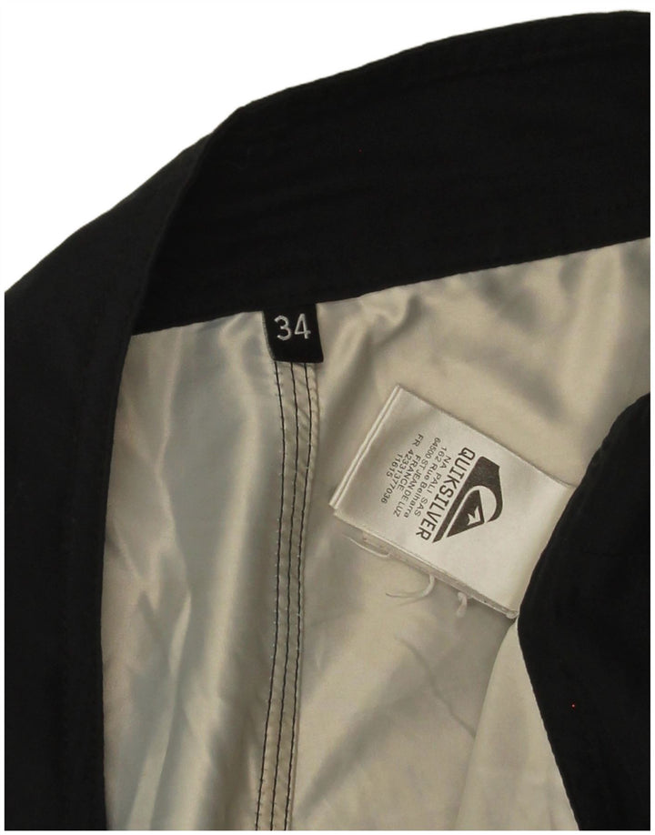 Pantaloncini da bagno grafici da uomo Quiksilver grandi in poliestere nero