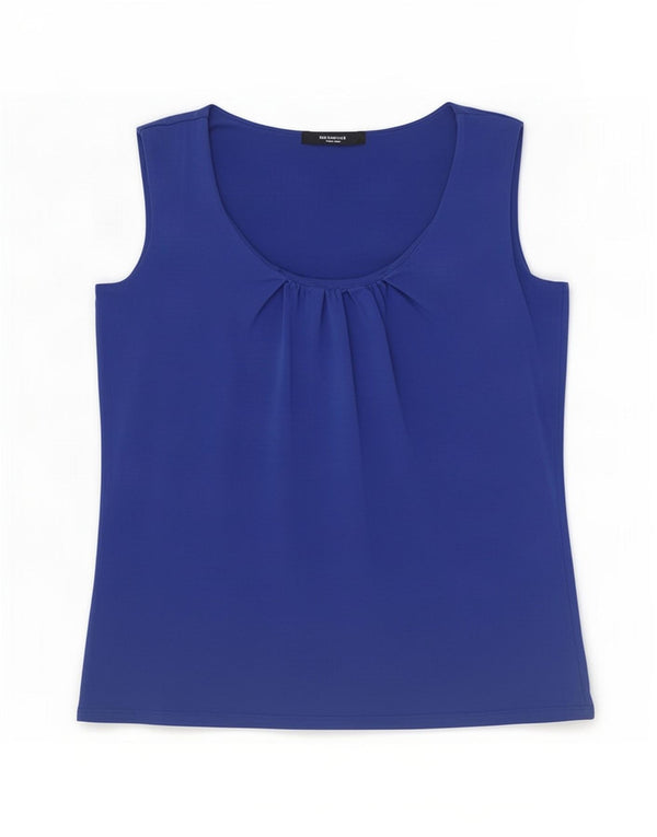 Max Mara Camicetta senza maniche da weekend da donna Top UK 10 Small Blu
