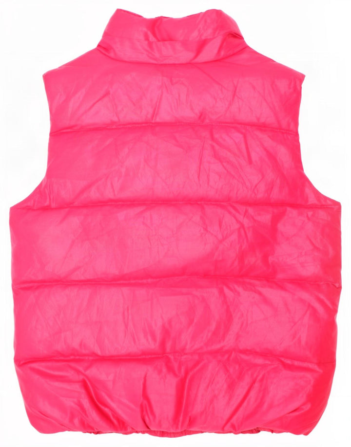 Gilet imbottito per bambina Benetton 8-9 anni Large Rosa in poliestere