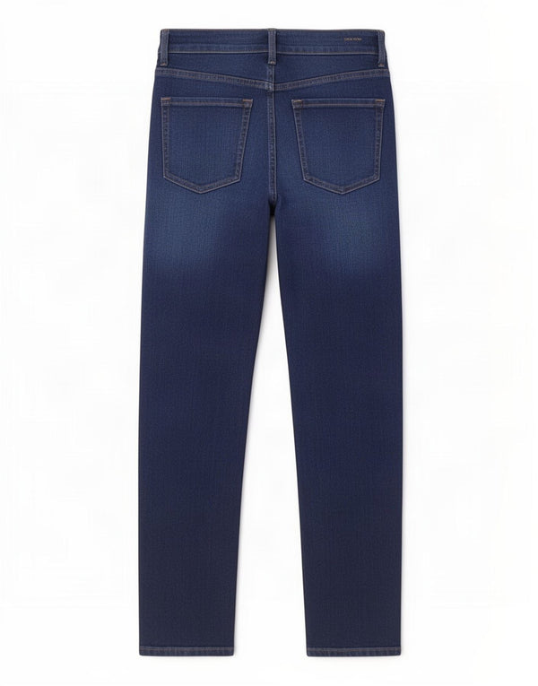 Marks & Spencer Womens Straight Jeans UK 10 Small W29 L30 Navy Blue