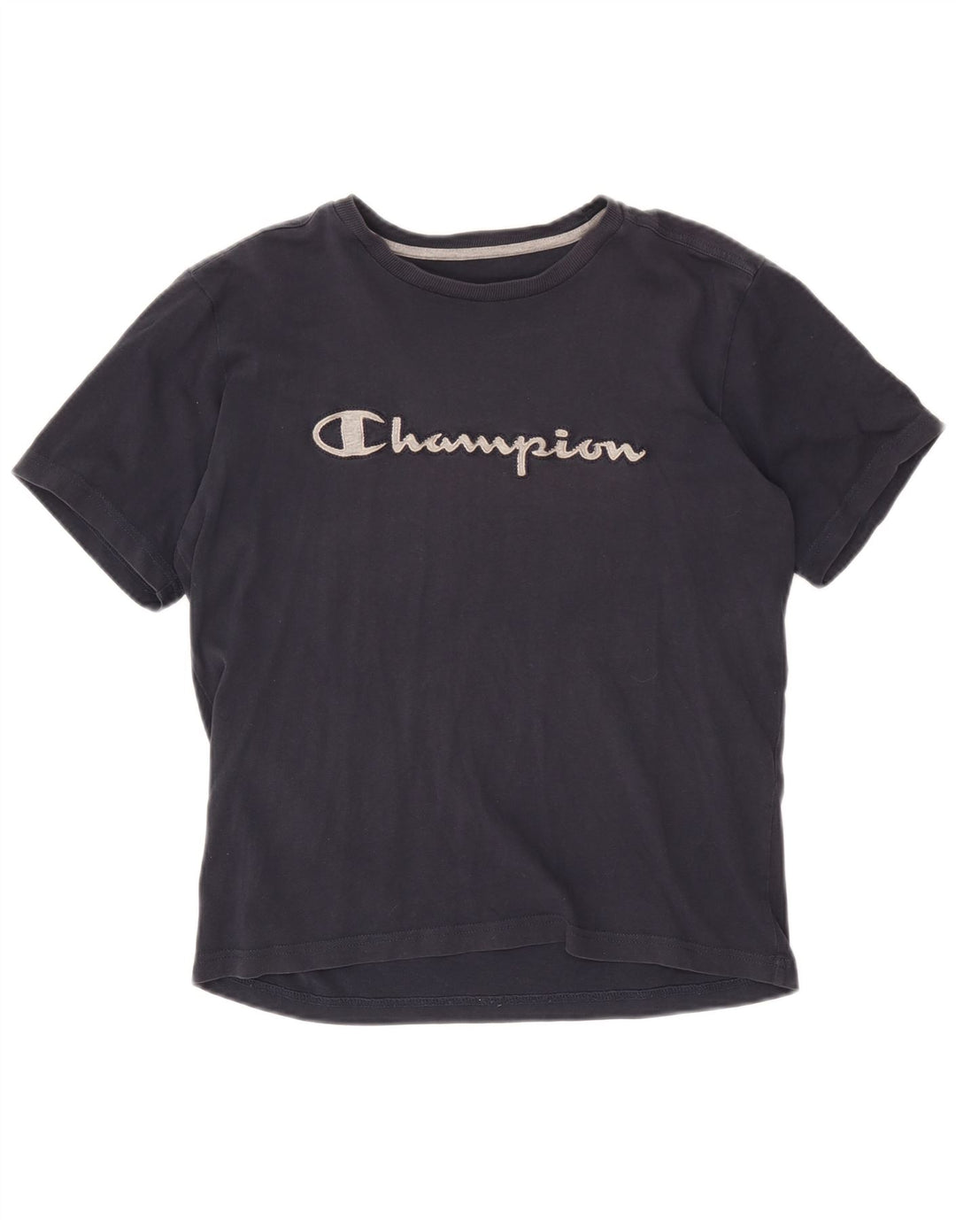 T-shirt grafica da donna Champion Top UK 14 medio blu navy
