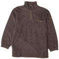 GANT Maglione in pile da bambino con collo alto e zip 13-14 anni 2XL Poliestere grigio