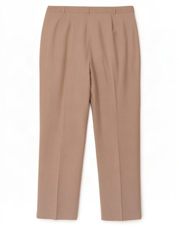 Pantaloni casual dritti da donna Marks & Spencer UK 16 Large W32 L29 Beige