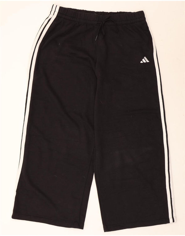 Pantaloni della tuta da donna Adidas UK 24/26 2XL Cotone nero