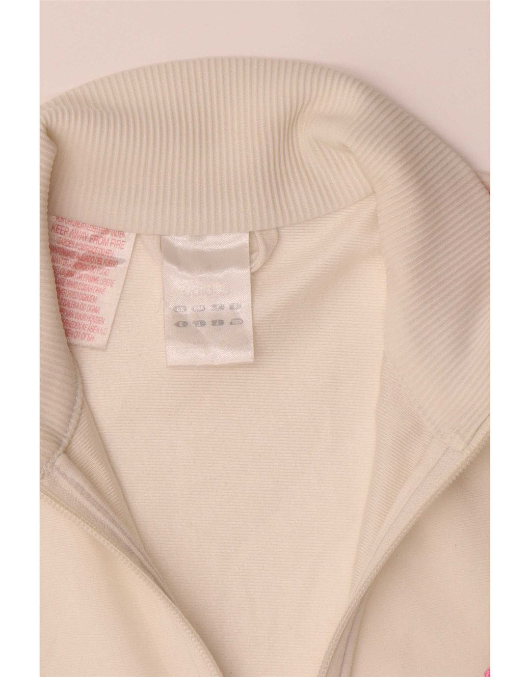 Giacca Top Tuta Adidas Bambina 13-14 Anni Poliestere Bianco
