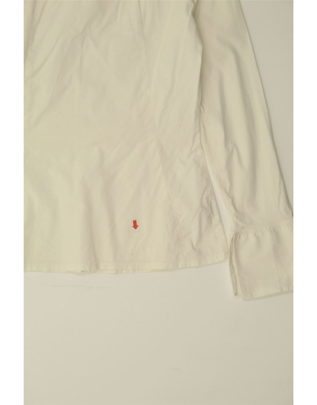 BENETTON Camicia da donna Camicetta UK 12 Cotone bianco medio
