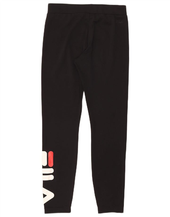 Leggings grafici da donna FILA UK 12 poliestere nero medio