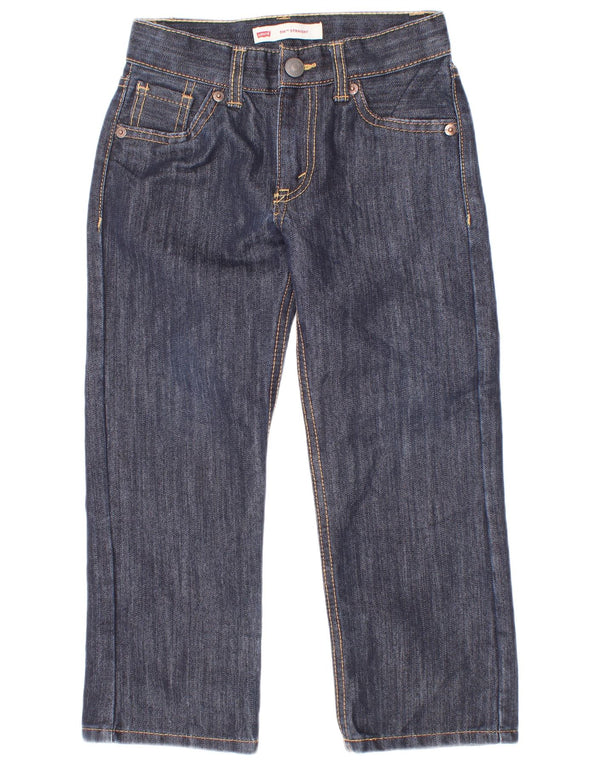Levi's Boys 514 Jeans dritti 4-5 anni W22 L8 Cotone blu navy