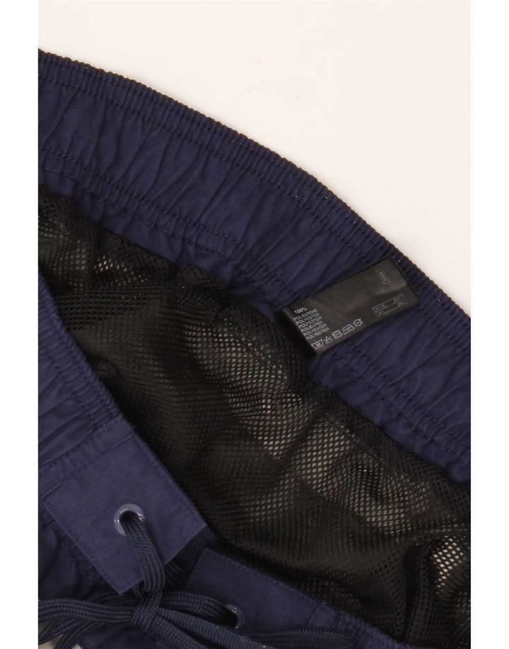 Pantaloncini da bagno grafici da uomo Fila Small in poliestere color block grigio