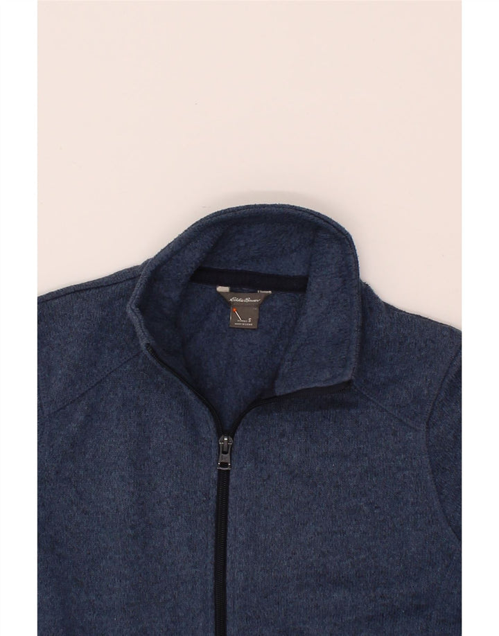 EDDIE BAUER Womens Tracksuit Top Jacket UK 10 Small Navy Blue Polyester Vintage Eddie Bauer and Second-Hand Eddie Bauer from Messina Hembry 