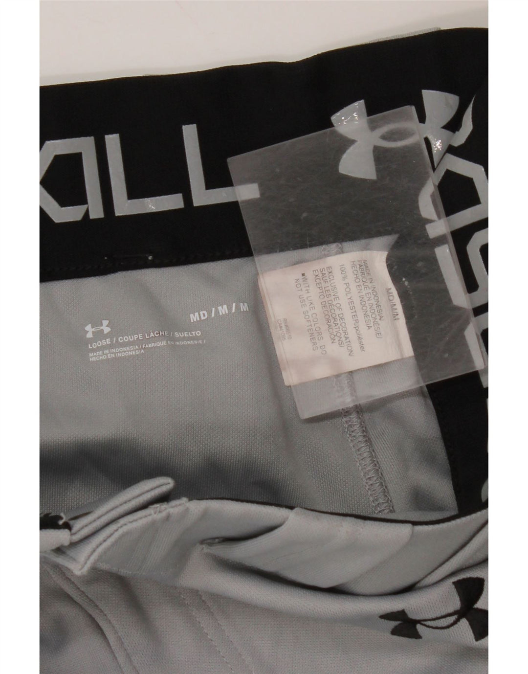 Pantaloni da tuta da uomo UNDER ARMOUR Poliestere grigio medio