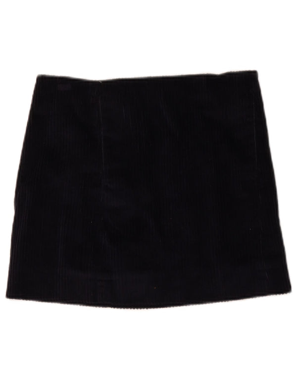 Mini gonna in velluto a coste da donna Cos EU 34 XS W30 cotone nero