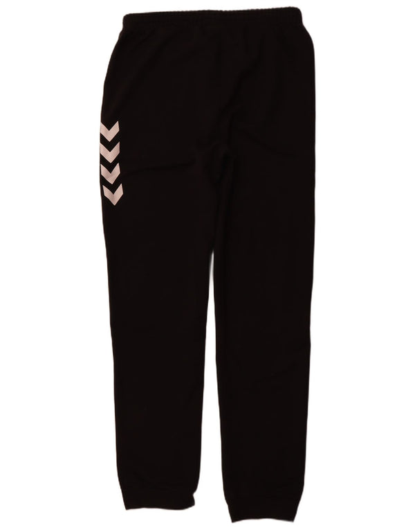 Pantaloni da tuta con grafica da uomo HUMMEL Joggers grandi in cotone nero