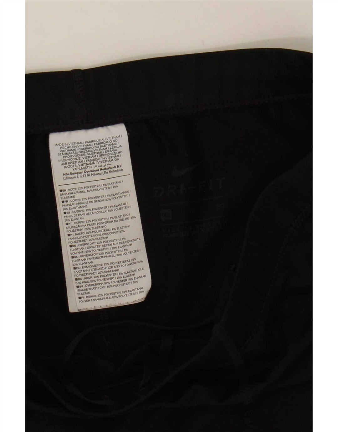 Leggings Nike Dri Fit da donna UK 18 XL poliestere nero