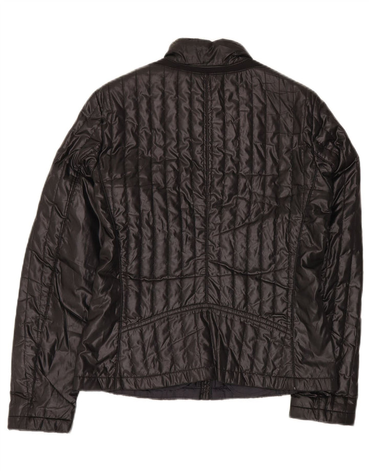 GEOX RESPIRA Womens Padded Jacket UK 10 Small  Black Polyester