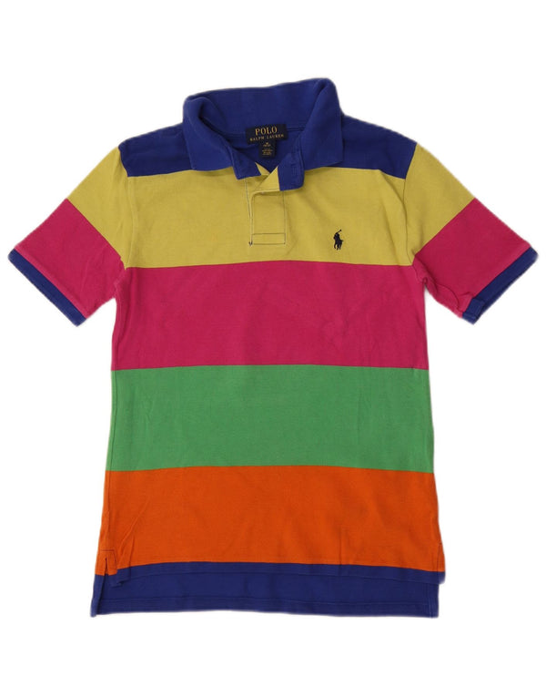 Camicia Polo Ralph Lauren per bambina 10-11 anni a righe medie multicolore
