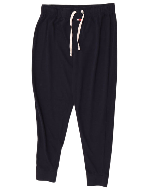 Pantaloni da tuta da uomo Tommy Hilfiger Joggers medio cotone blu navy