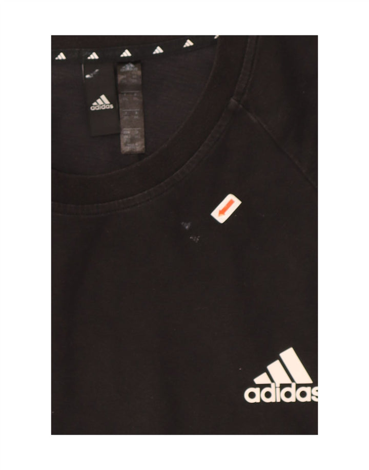 T-shirt da uomo Adidas Top 2XL cotone nero
