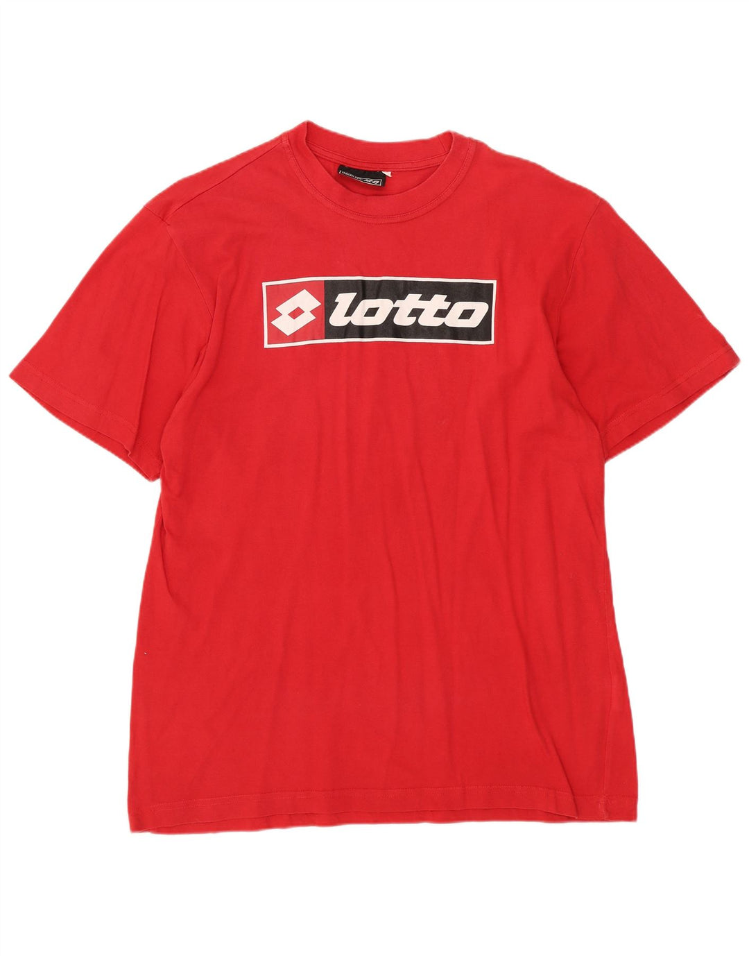 T-shirt grafica da uomo LOTTO Top in cotone rosso medio