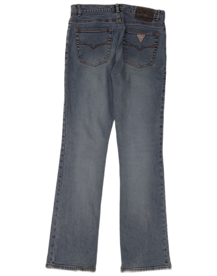 Jeans GUESS Donna Bootcut W28 L32 Cotone Blu