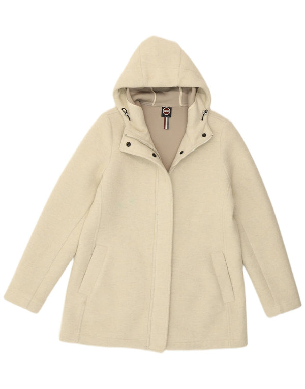 Giacca a vento con cappuccio da donna Colmar UK 14 medio bianco sporco