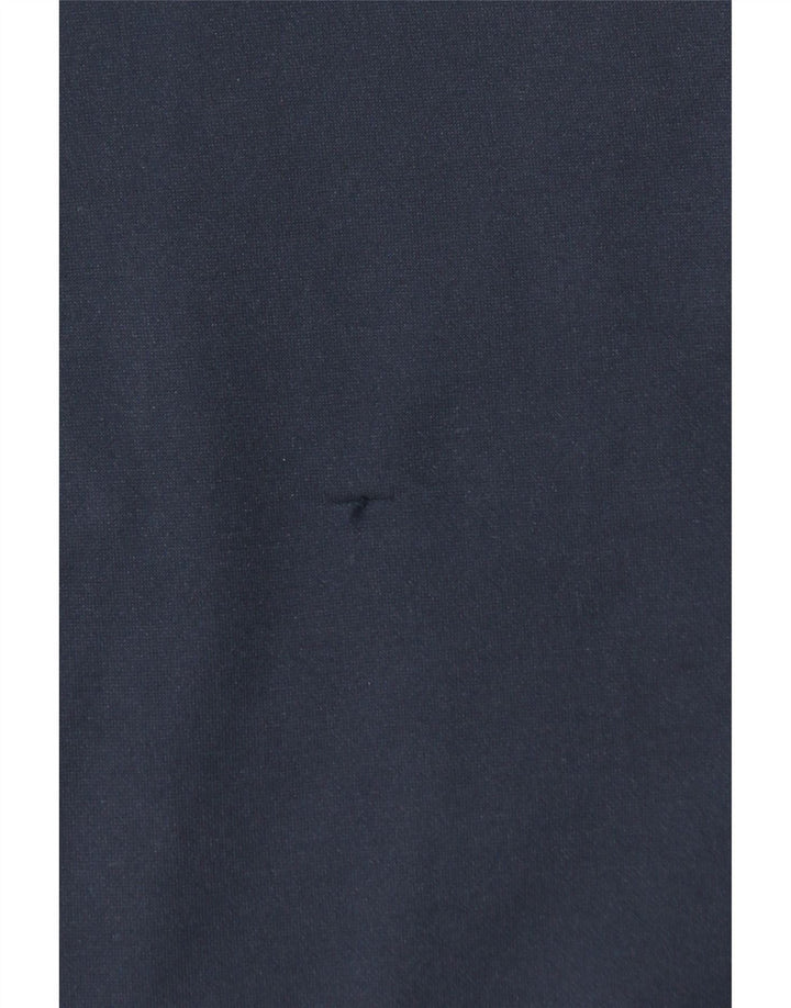 Top da tuta da uomo Lotto con grafica e collo con zip, blu navy medio