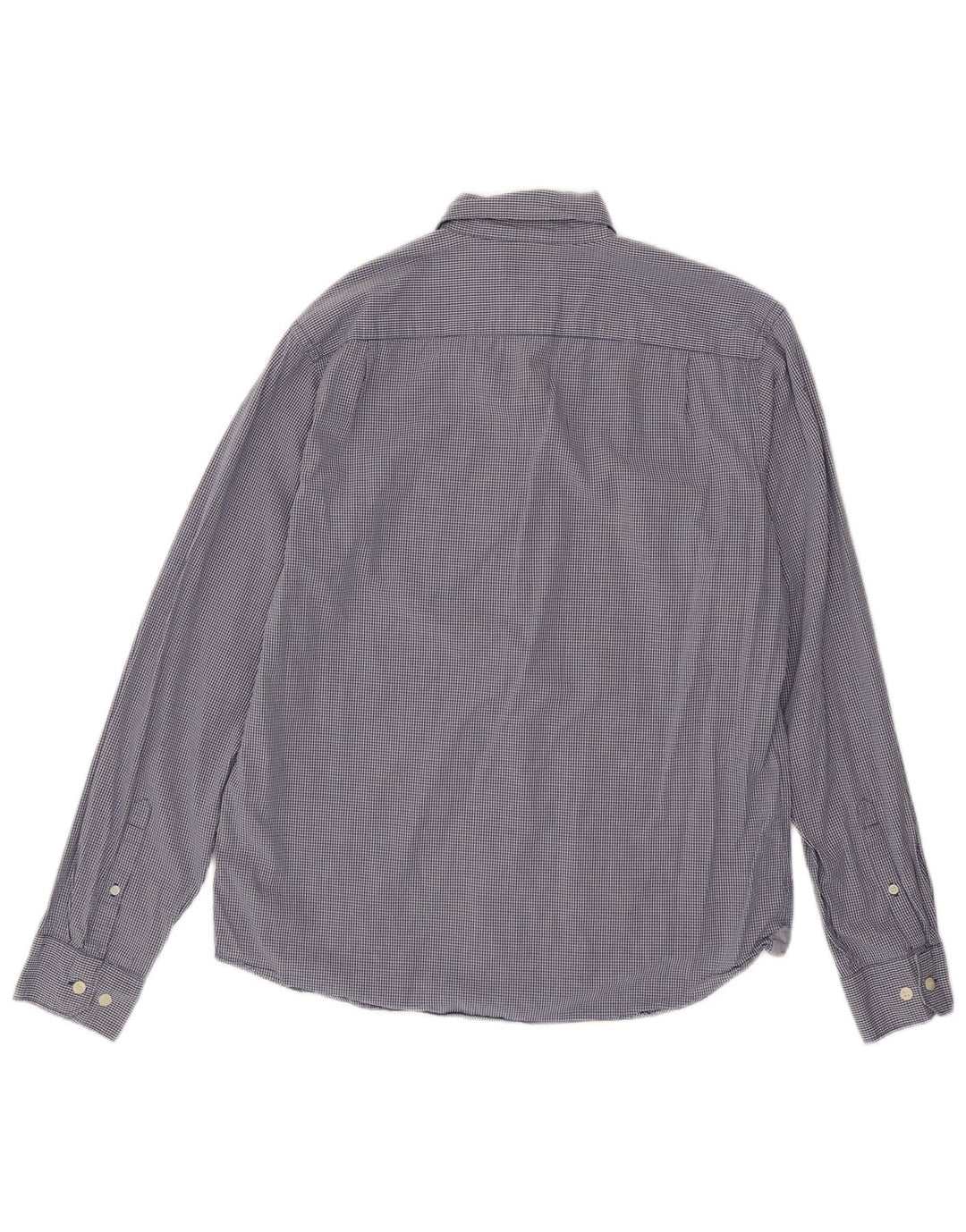 DOCKERS Camicia da uomo in cotone a quadretti blu medio