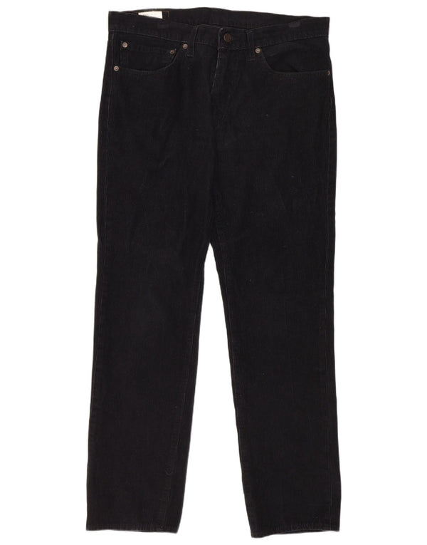 Pantaloni Levi's da uomo 511 slim fit in velluto a coste W34 L32 cotone nero