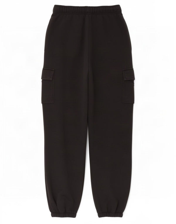 Pantaloni da tuta cargo da donna Nike Joggers UK 4 XS cotone nero