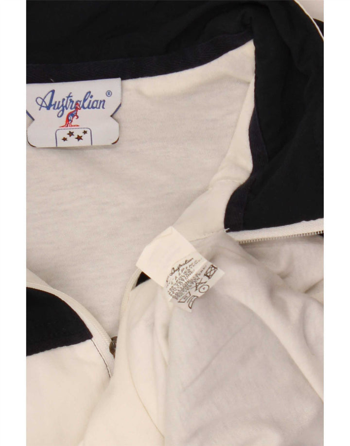 AUSTRALIAN L'ALPINA Giacca da tuta da uomo color block bianco medio