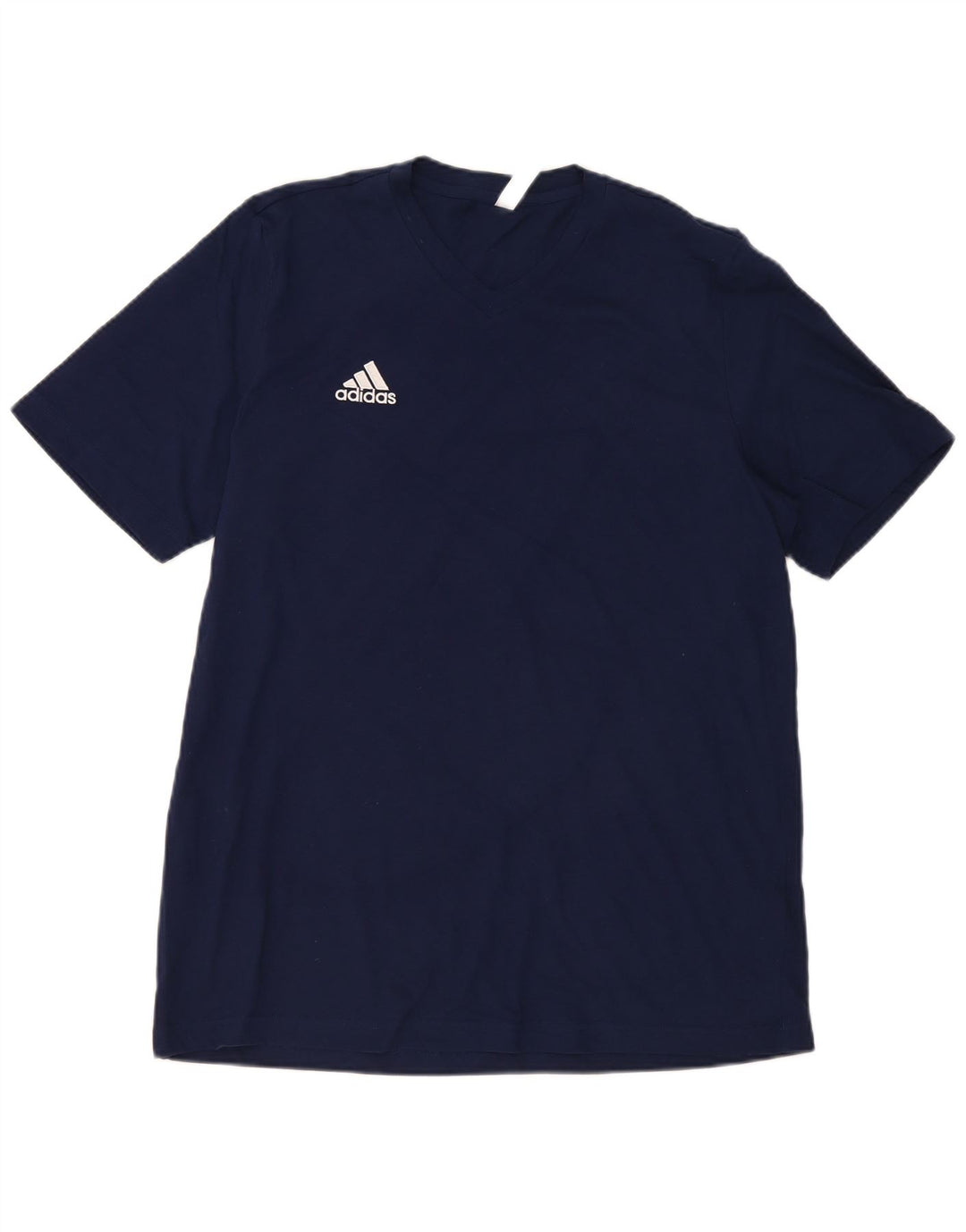 T-shirt da uomo Adidas Top Large in cotone blu navy