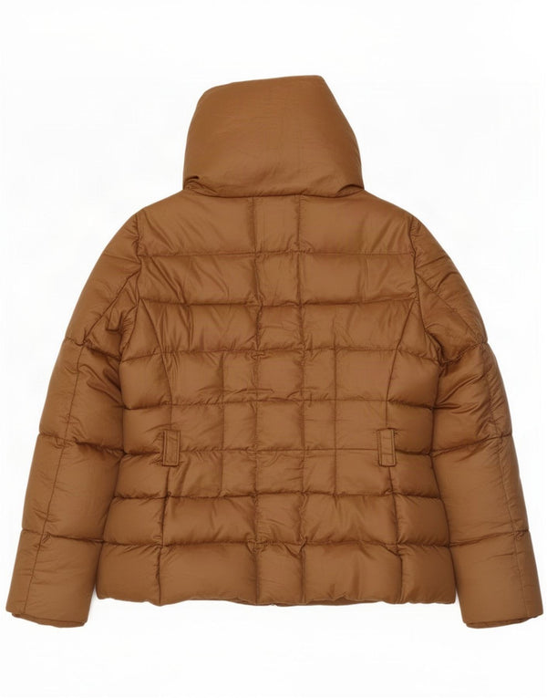 Giacca imbottita da donna Zara UK 18 XL nylon marrone
