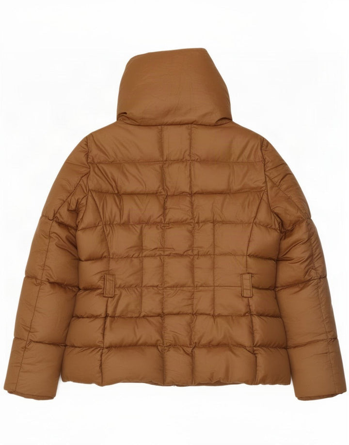 Giacca imbottita da donna Zara UK 18 XL nylon marrone