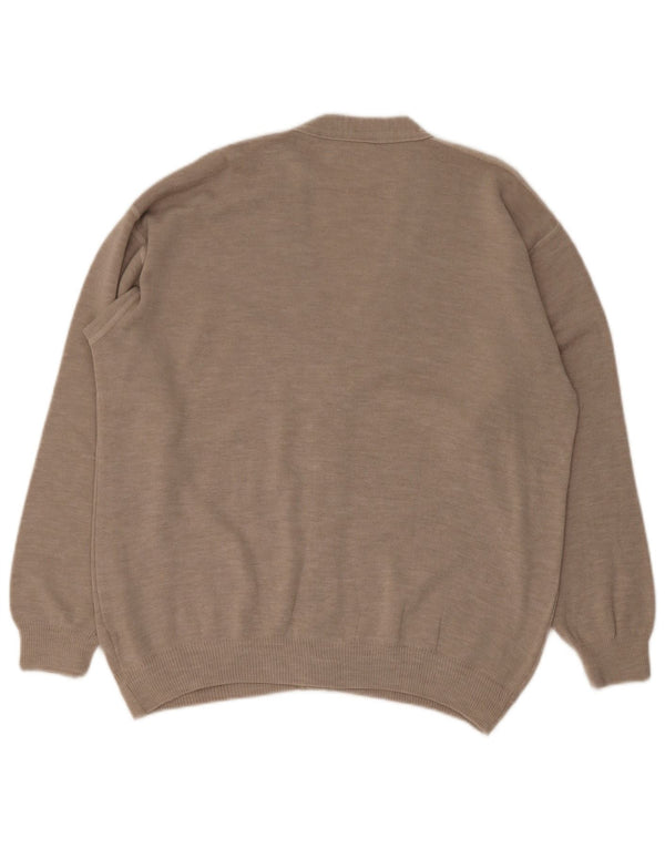 Maglione cardigan da uomo Hajo IT 50/52 Large Beige Acrilico