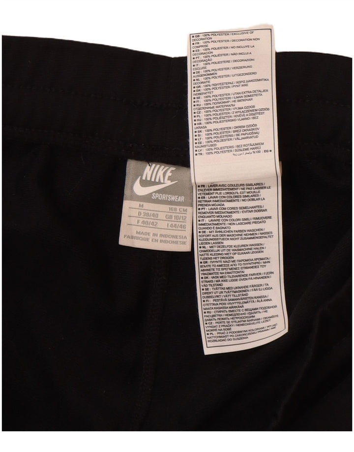 Pantaloni della tuta da donna Nike UK 10/12 Medium Nero Poliestere