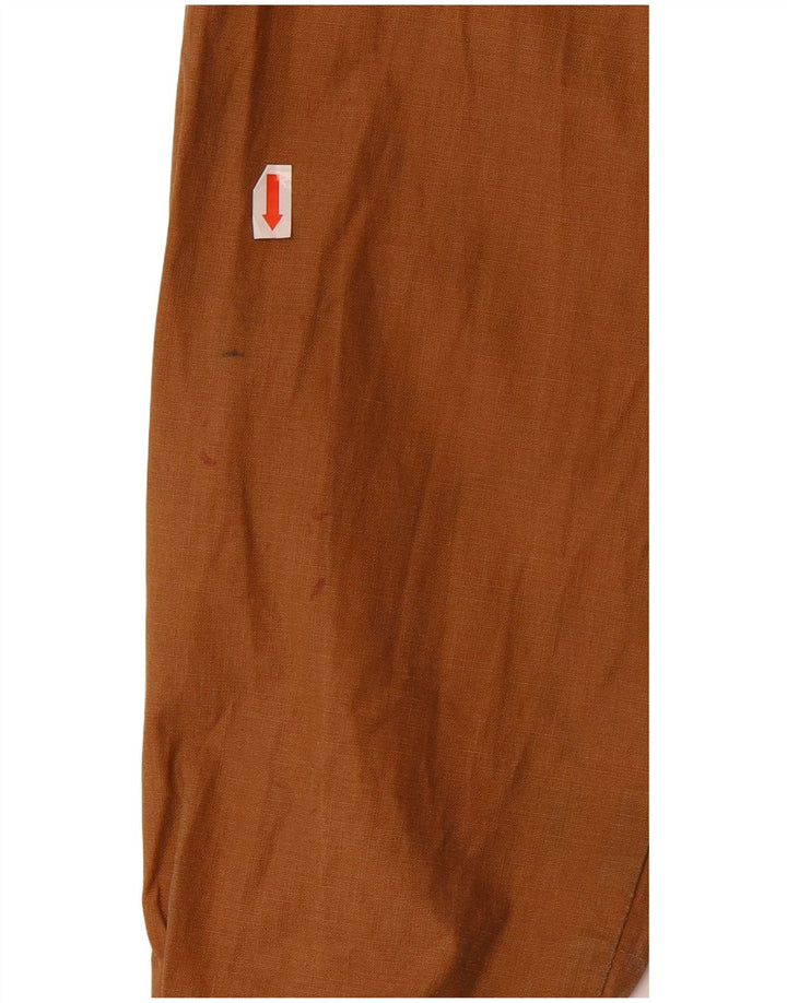 Giubbotto bomber vintage da donna IT 44 marrone medio