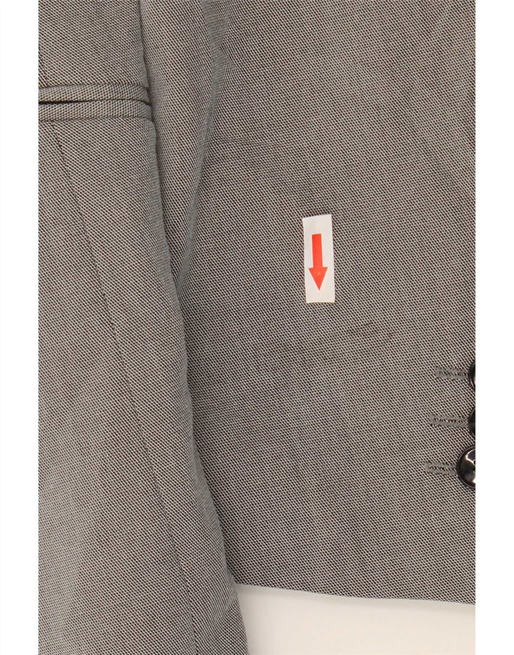 Giacca blazer a 1 bottone da uomo Zara EU 50 grigio medio