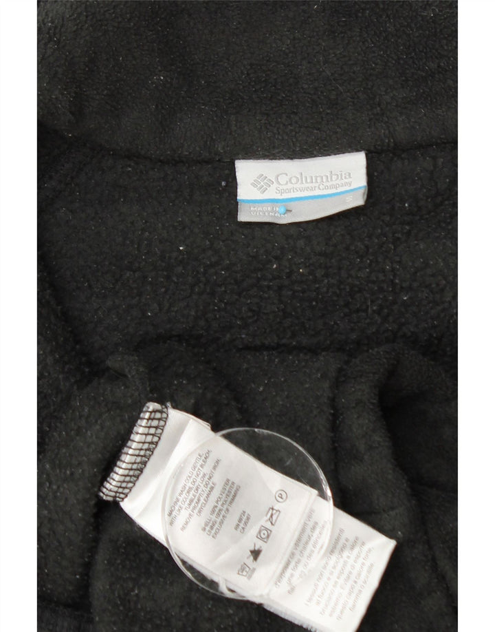 Giacca in pile da donna COLUMBIA UK 10 piccola poliestere nera