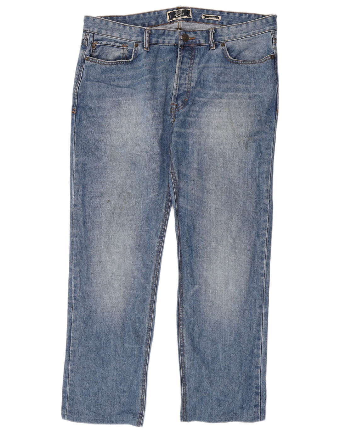 Jeans dritti da uomo Fat Face W38 L29 cotone blu