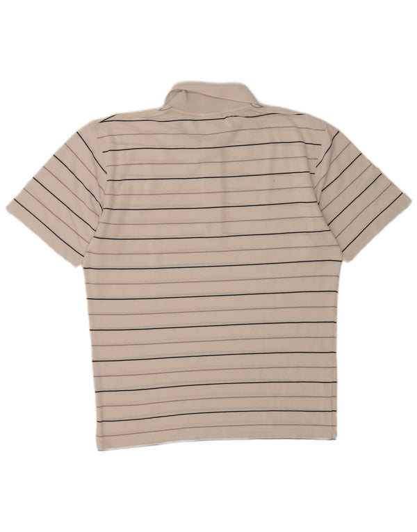 Polo da uomo Lacoste taglia 4 media a righe bianche