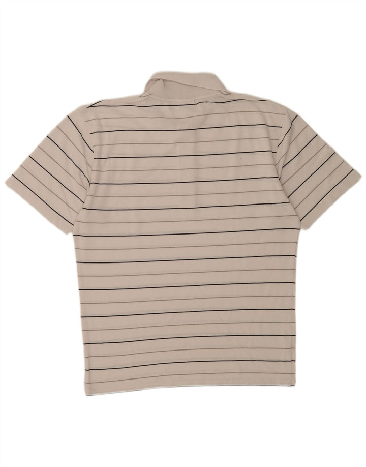 Polo da uomo Lacoste taglia 4 media a righe bianche