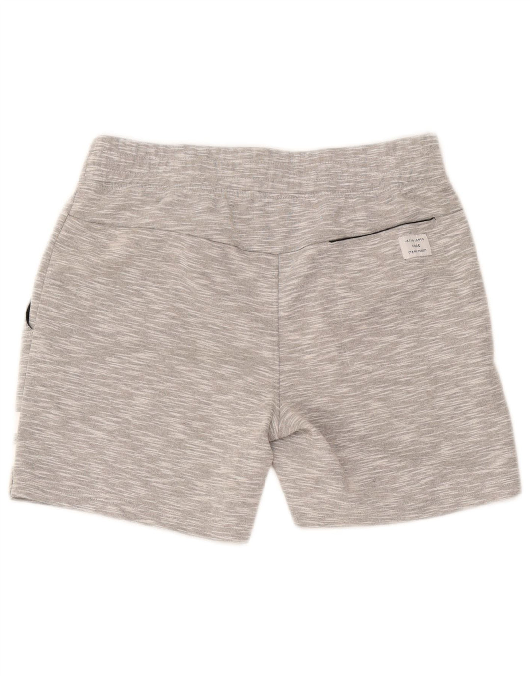Pantaloncini sportivi da uomo Jack & Jones in cotone screziato grigio medio